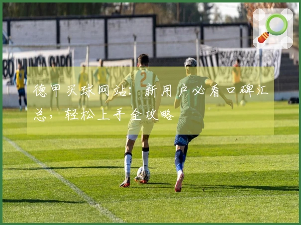德甲买球网站：新用户必看口碑汇总，轻松上手全攻略